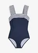 Costume intero modellante a compressione media con spalline larghe, bonprix