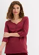 Maglia con bottoncini in puro cotone biologico, bonprix
