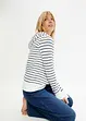 Felpa con cappuccio in misto cotone, bonprix