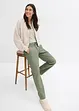 Pantaloni in cotone elasticizzato, bonprix