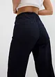Jeans wide leg elasticizzati a vita media, bonprix