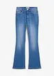 Jeans bootcut elasticizzati, vita alta, bonprix