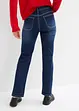 Jeans elasticizzati straight, a vita media, bonprix