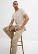Pantaloni cargo in puro cotone relaxed fit, straight, bonprix
