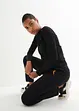 Pantaloni comodi con elastico in vita in punto di Roma, bonprix