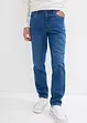 Jeans elasticizzati classic fit con cinta elasticizzata ai lati, straight, bonprix