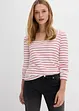 Maglia a maniche lunghe con scollo quadrato, bonprix