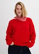 Maglione oversize con maniche a pipistrello, bonprix