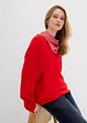 Maglione oversize con maniche a pipistrello, bonprix