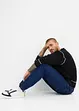 Jeans regular fit in denim robusto, straight, bonprix