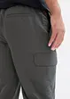 Pantaloni cargo con elastico in vita, idrorepellenti con finitura Bionic, regular fit, bonprix