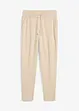 Pantaloni con elastico in vita in misto viscosa, bonprix
