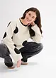 Maglione oversize a pois, bonprix