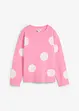 Maglione oversize a pois, bonprix