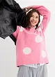 Maglione oversize a pois, bonprix