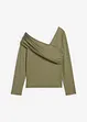 Maglia a maniche lunghe con arricciatura, bonprix