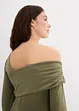 Maglia a maniche lunghe con arricciatura, bonprix