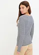 Maglia a maniche lunghe con particolare alla scollatura, bonprix