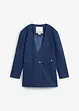Blazer oversize con chiusura versatile in misto viscosa, bonprix