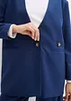 Blazer oversize con chiusura versatile in misto viscosa, bonprix