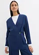 Blazer oversize con chiusura versatile in misto viscosa, bonprix