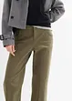 Pantaloni in twill di misto cotone elasticizzato, bonprix