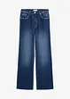 Jeans wide leg, a vita alta, bonprix