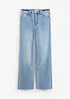 Jeans wide leg, a vita alta, bonprix