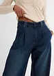 Jeans wide leg, a vita alta, bonprix