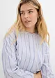 Camicia lunga in popeline di cotone, bonprix