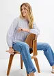 Camicia lunga in popeline di cotone, bonprix