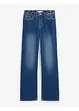 Jeans elasticizzati straight, vita media, bonprix