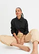 Camicia oversize con bottoni in puro cotone, bonprix