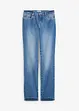 Jeans straight con cinta comoda, vita media, bonprix