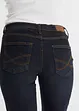 Jeans straight elasticizzati, vita alta, bonprix