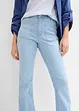 Jeans elasticizzati bootcut, vita alta, bonprix