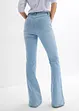 Jeans elasticizzati bootcut, vita alta, bonprix
