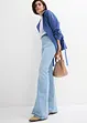 Jeans elasticizzati bootcut, vita alta, bonprix