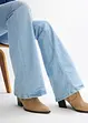 Jeans elasticizzati bootcut, vita alta, bonprix