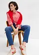 Mom jeans cropped, vita alta, bonprix