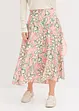 Gonna midi in misto viscosa fluente, bonprix