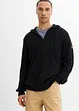 Cardigan in maglia grossa con cappuccio, bonprix