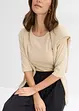Maglia a costine con cotone biologico (pacco da 2), bonprix