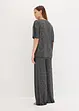 Tuta da casa oversize in  maglia a coste, bonprix