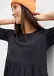 Abito di jersey svasato in cotone pesante, bonprix