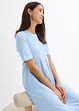 Abito di jersey svasato in cotone pesante, bonprix