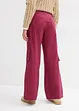 Pantaloni cargo in cotone elasticizzato, bonprix