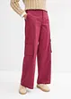 Pantaloni cargo in cotone elasticizzato, bonprix