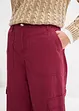 Pantaloni cargo in cotone elasticizzato, bonprix