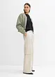 Pantaloni cargo in cotone elasticizzato, bonprix